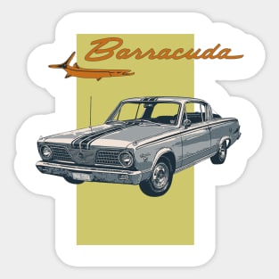 Plymouth Barracuda Sticker